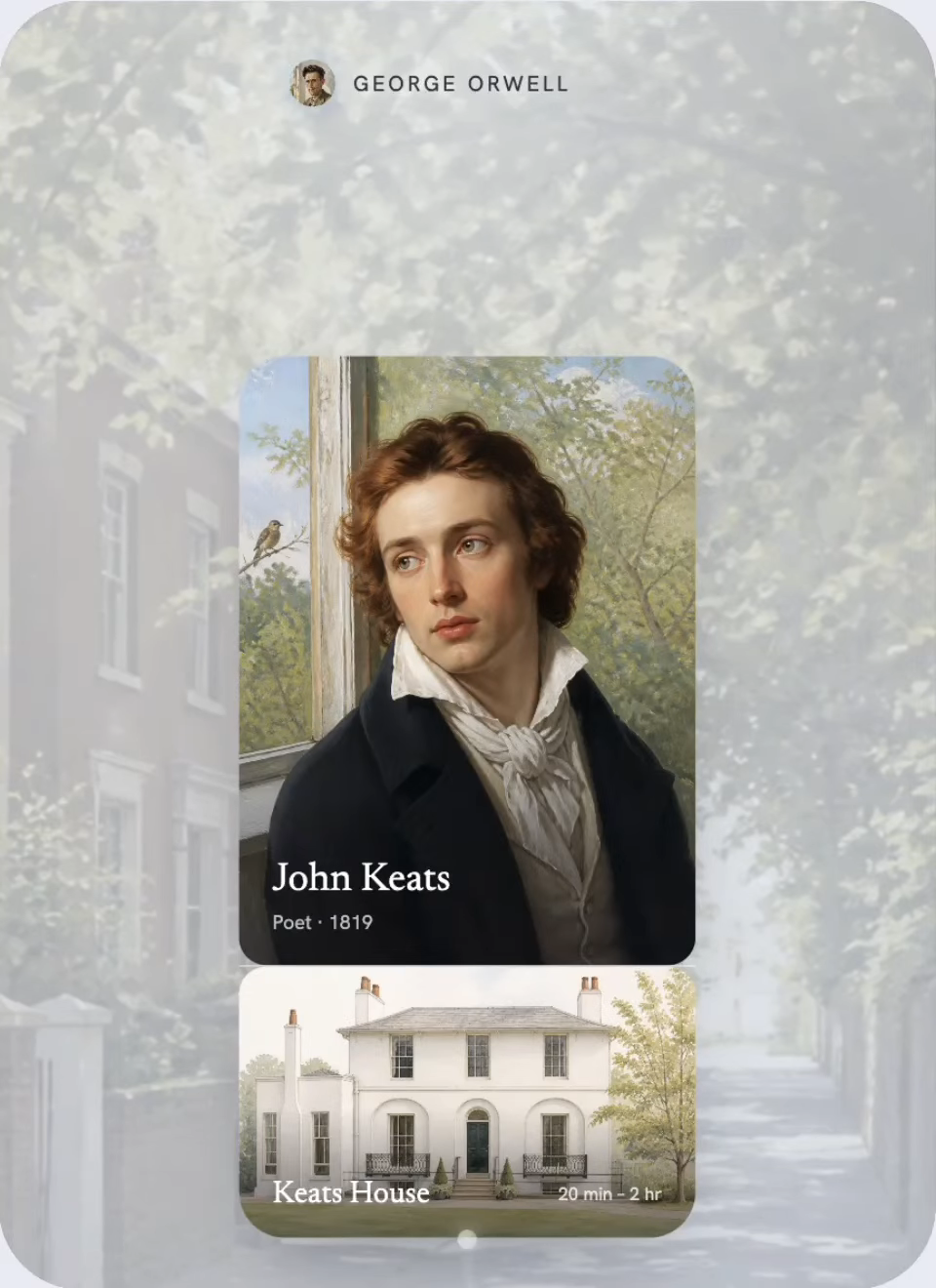 The walk – Orwell's Hampstead, the map and its stops